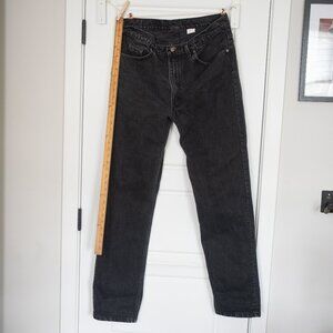 Vintage 1993 Levi's 505 Black Straight Leg W38 L34 Jeans